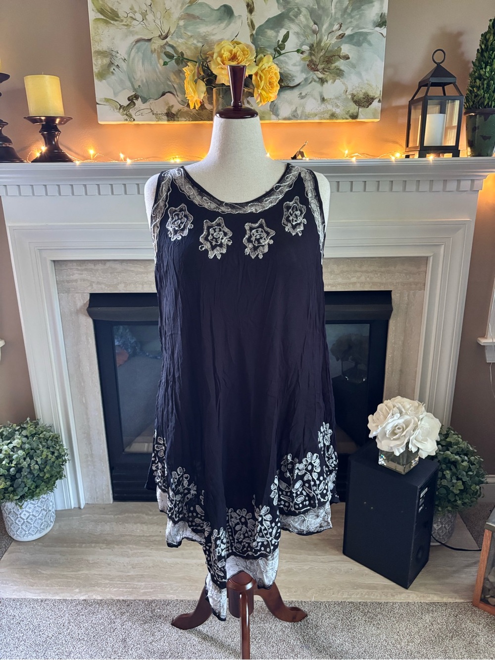 *NEW* S.R. Fashion Embellished Weave Summer Dress - Size - Free (One Size)